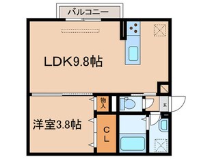 プレステージⅢの物件間取画像